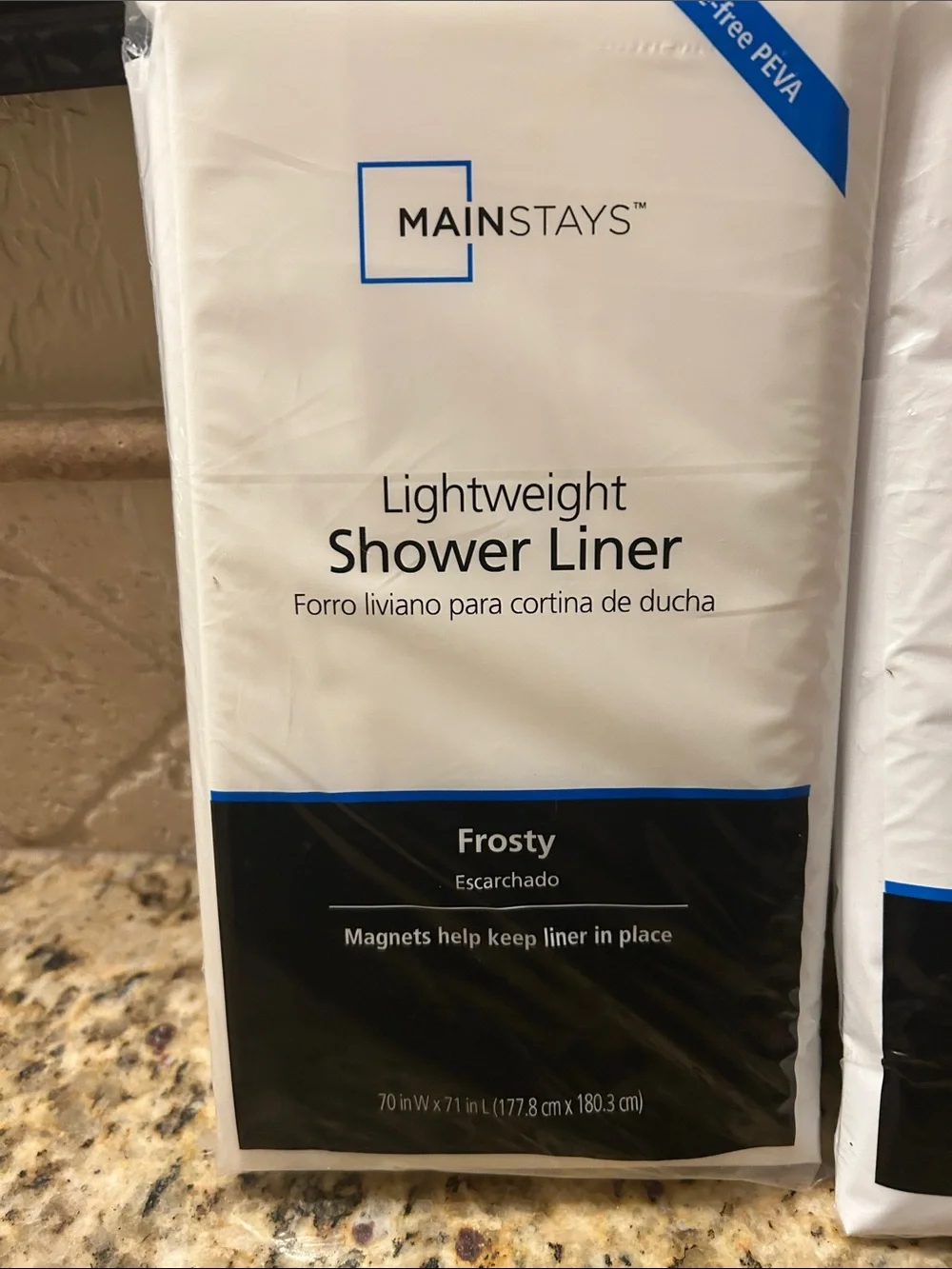 Mainstays lightweight shower